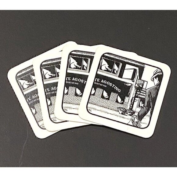 Artist Made Coasters, print of original art, Chicago Harlem Avenue scene - Picture 3 of 5